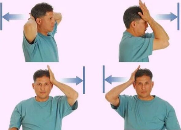Gymnastics to the neck with osteochondrosis